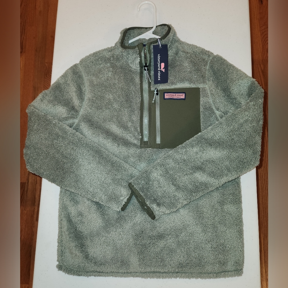 NWT Vineyard Vines Stillwater High Pile Sherpa Fleece Men's SZ XS